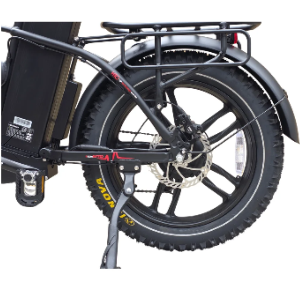 Allegro 6125 Fold Pro Fat Tyre Electric Bike Green 48V 40AH 250W Motor, Range 60-70 Miles ALLEGRO FAT TYRE ELECTRIC BIKE