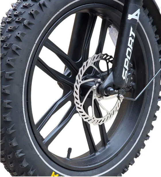Allegro 6125 Fold Pro Fat Tyre 50AH Electric Bike Red Range 100 Miles ALLEGRO FAT Tyre