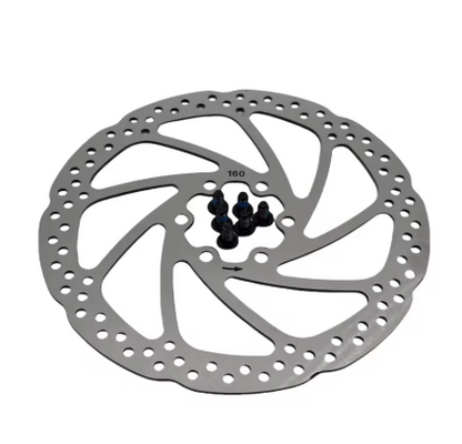 Brake Disc 160 mm Thick 3 mm 6 Holes for Electric Scooter