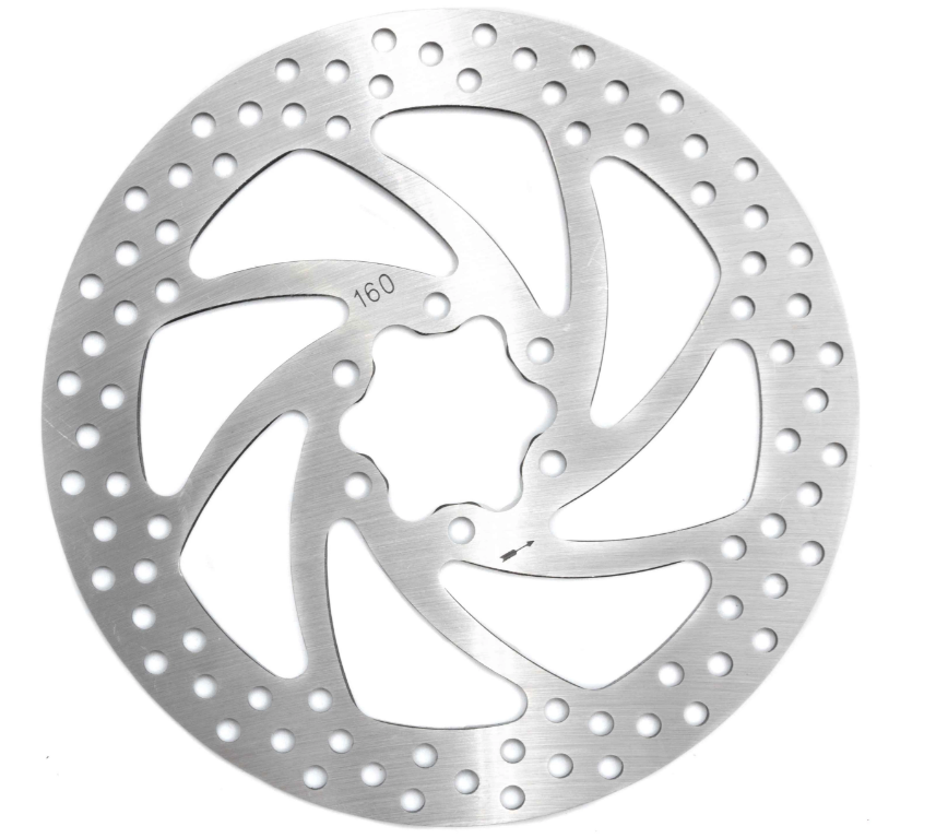 Brake Disc 160 mm Thick 3 mm 6 Holes for Electric Scooter