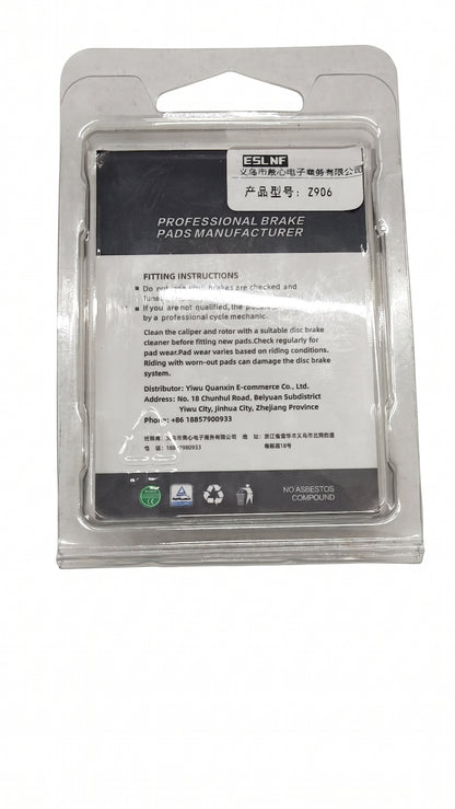 ESLNF Z906 High-Performance Disc Brake Pads (E-Scooter &amp; Compact Bikes)