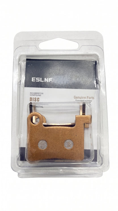 ESLNF Z913 Sintered Metallic Disc Brake Pads (Asbestos-Free)-equivalent to Shimano G04S / J04C / K04S pad shapes used in 2-piston systems like M8000, M9000, M7000)