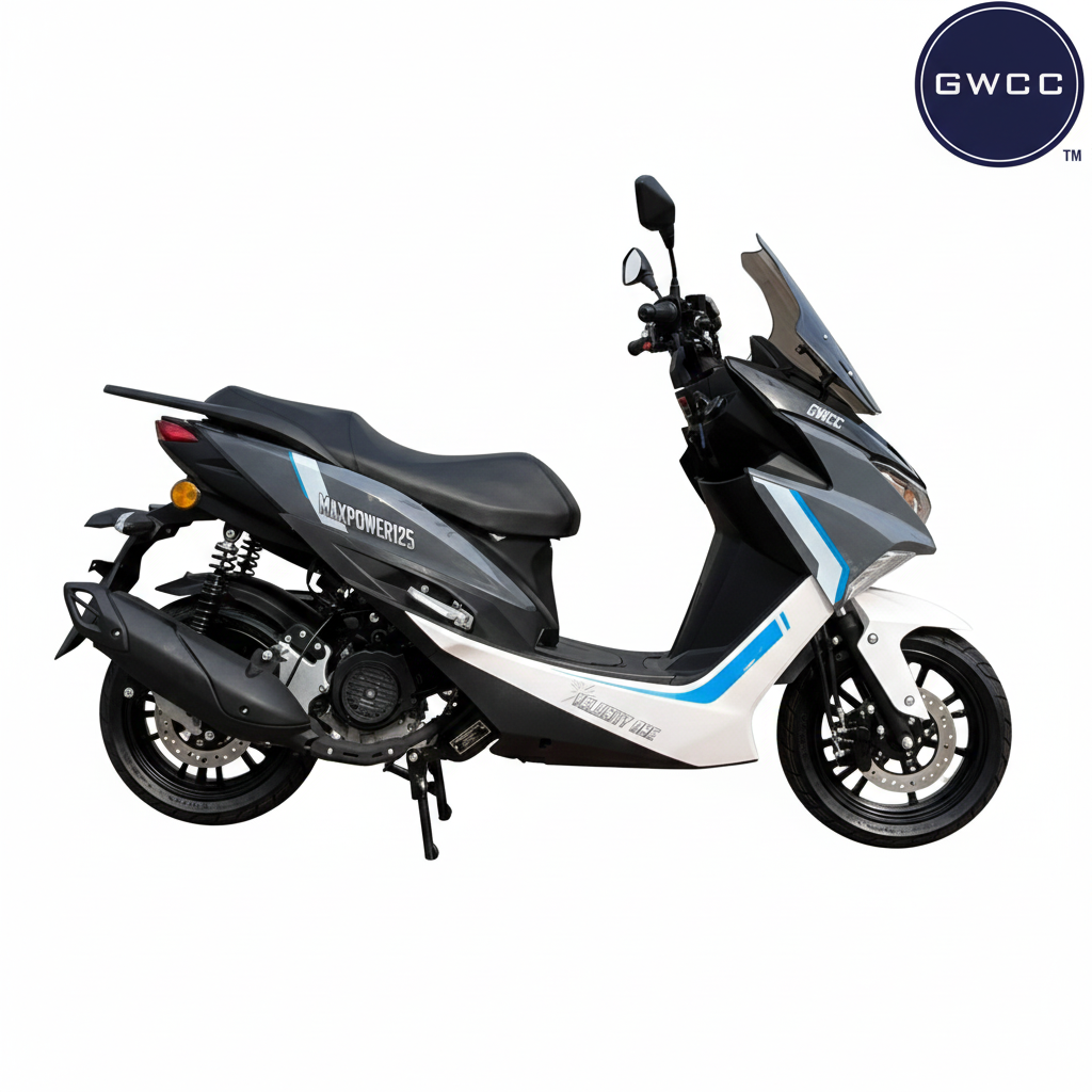 Rent from £8.00 Per Day Velocity One Moped 125CC, 4 Stroke Colour Black