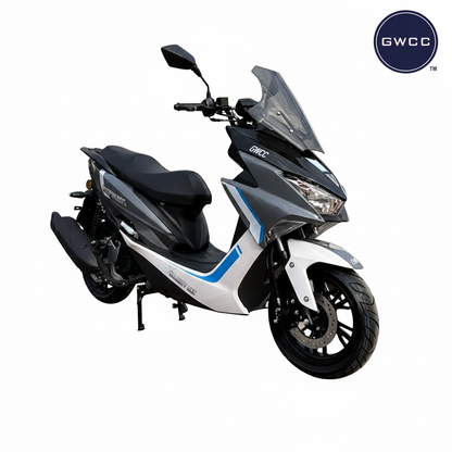 Rent from £8.00 Per Day Velocity One Moped 125CC, 4 Stroke Colour Black