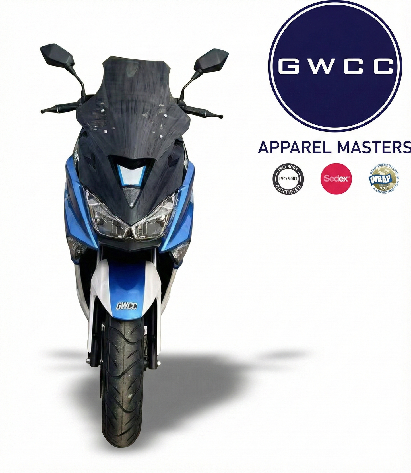 Rent from £8 per dayGWCC Velocity One Moped 125CC, 4 Stroke Colour Blue