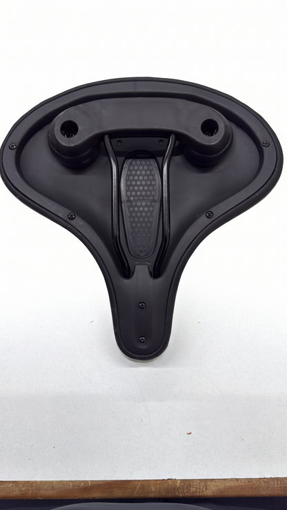 DDK Allegro UK Comfort E-Bike Saddle - Seamless Weatherproof Cover - Dual Elastomer Suspension