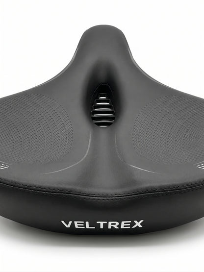 VELTREX Oversized Comfort E-Bike Saddle Seat - Big Large Bicycle Scooter