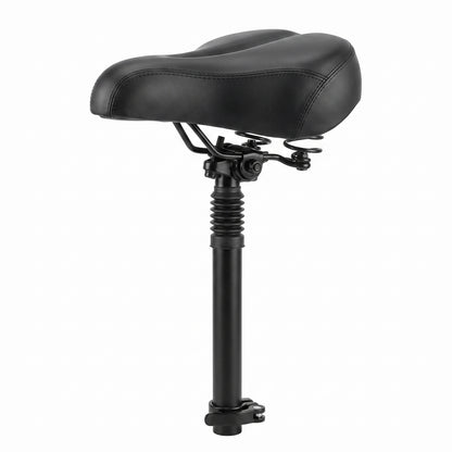 Universal Folding E-Scooter Suspension Seat System - Dual Shock Absorption - Telescopic Height Adjustment