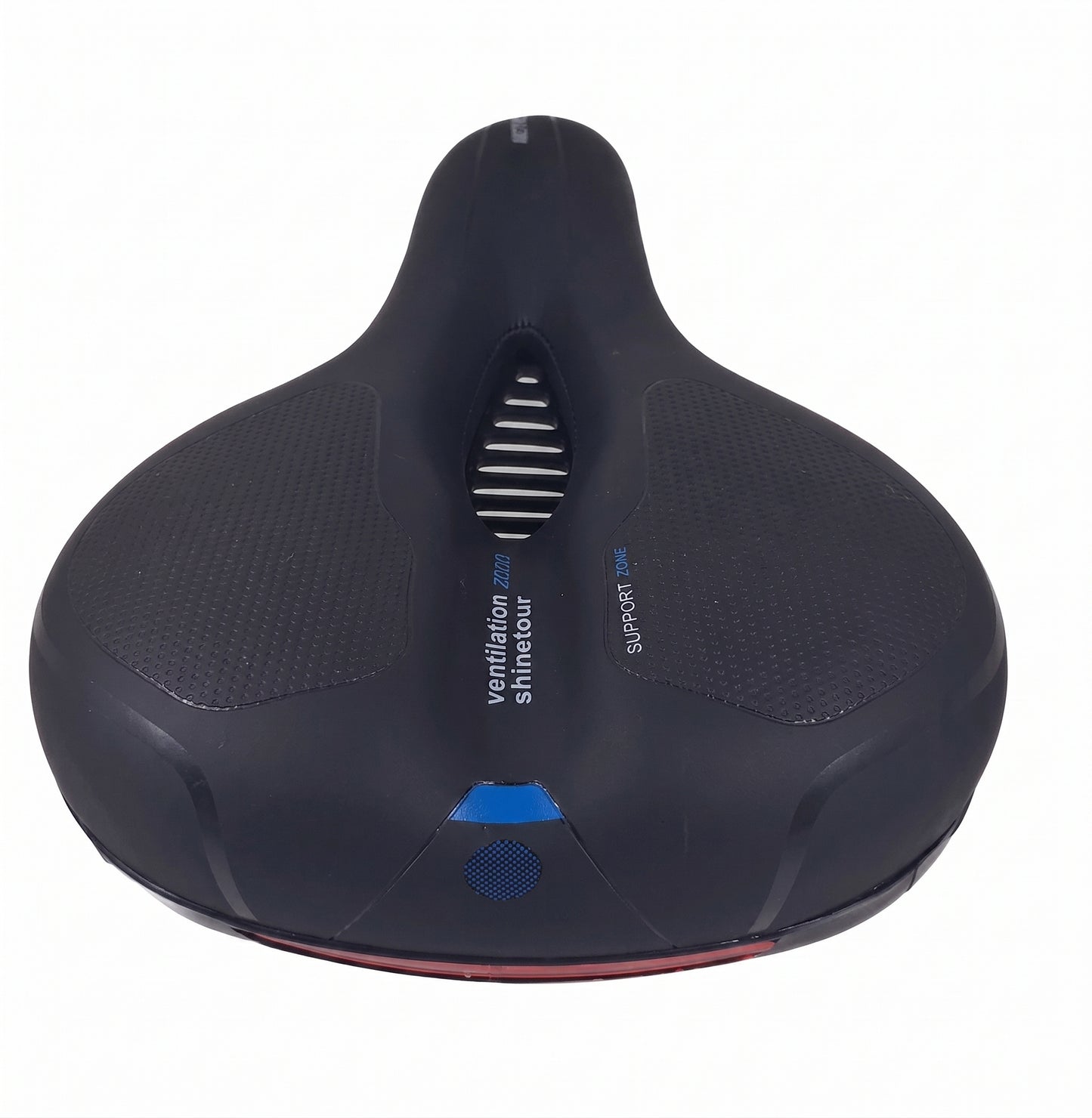 Schwinn Active Zone Shinetour Bike Saddle Seat - Ventilation Zone Technology - Dual-Elastomer Suspension