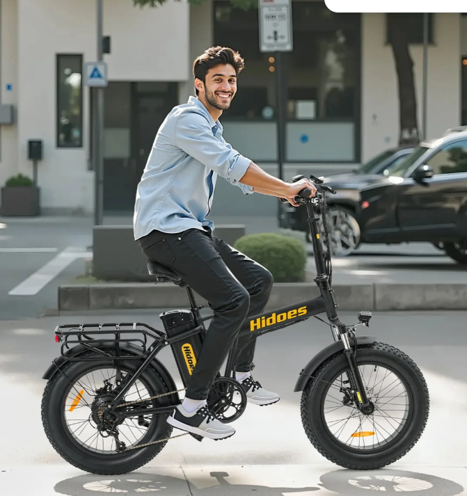 Hidoes F3 Fat Tyre Electric Bike — Power, Range &amp; Smart Design in One