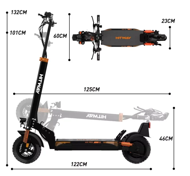 Hitway H9 Scooter 500W 48V 15.66AH
