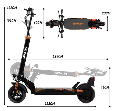 Hitway H9 Scooter 500W 48V 15.66AH
