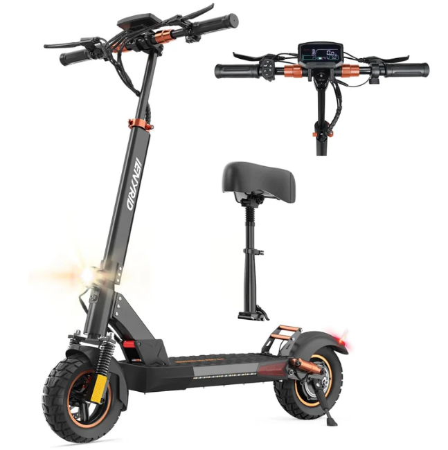 iENYRID M4 Pro S+ Electric Scooter with Seat | 800W Off-Road, 45km/h, Folding