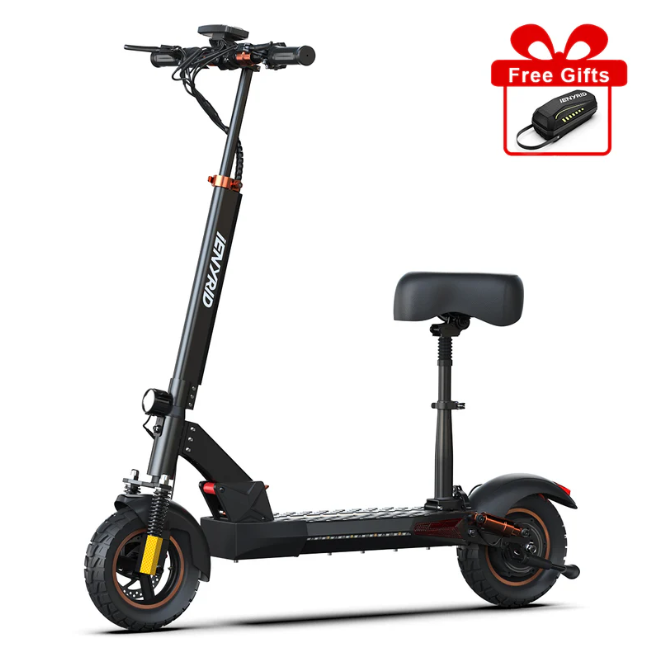 iENYRID M4 Pro S+ Electric Scooter with Seat | 800W Off-Road, 45km/h, Folding