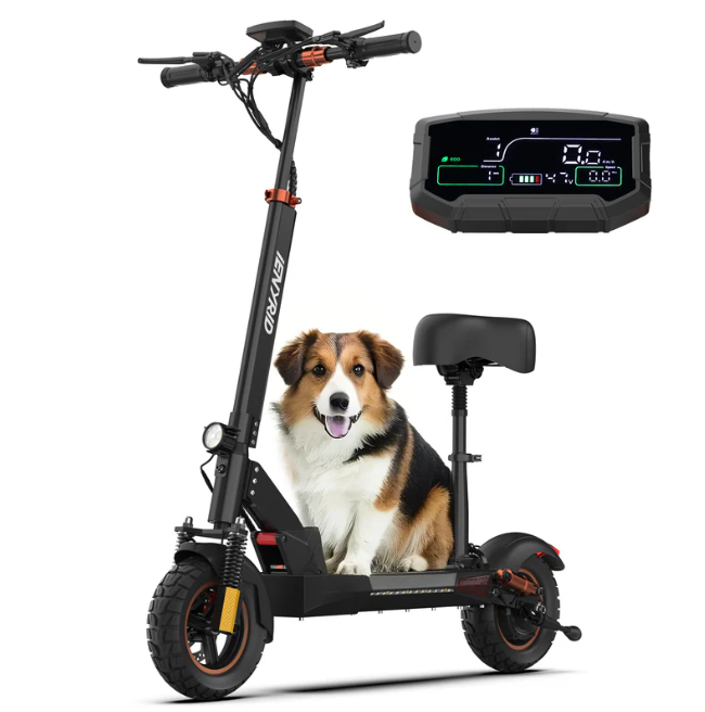 iENYRID M4 Pro S+ Electric Scooter with Seat | 800W Off-Road, 45km/h, Folding