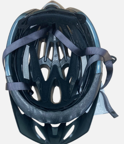 Raleigh Mission Evo 24 Vent Large 58-62cm Cycling Helmet with LED Rear Light