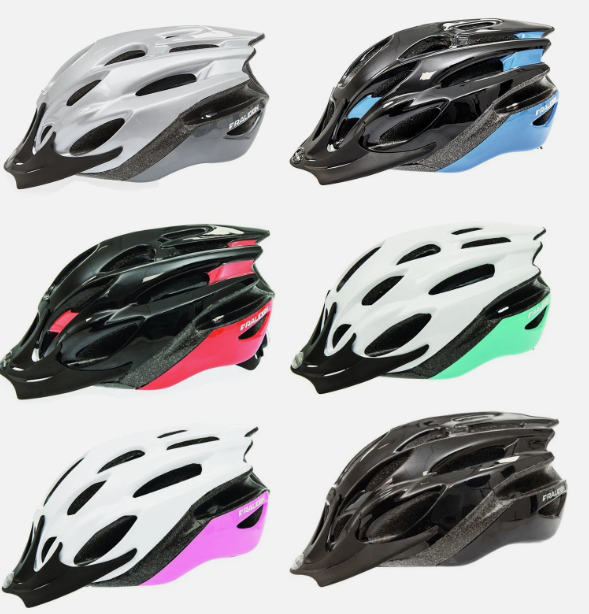 Raleigh Mission Evo 24 Vent Large 58-62cm Cycling Helmet with LED Rear Light