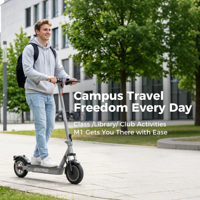 iENYRID M1 Folding Electric Scooter – 500W Motor, 22mph, 22-Mile Range